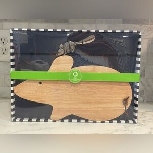 Cheese Board & Spreader- Mouse- By‎ C. Wonder- New